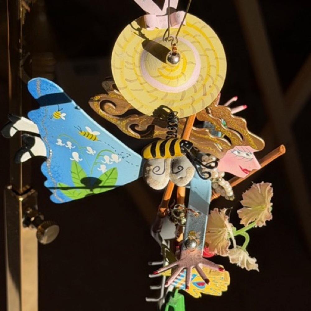 Karen Rossi Vintage Gardening Fanciful Flight Ornament